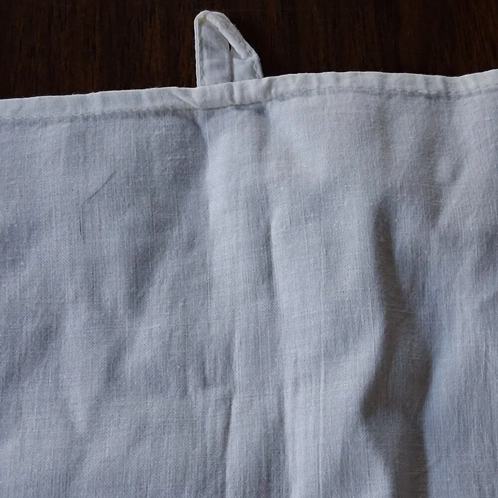 🐘 Elephant Embroidered Hand Towels 🐘🌸 Cotton/Linen Blend • 24
